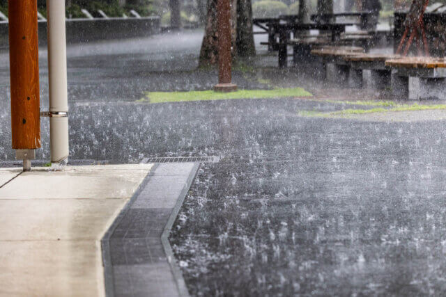 大雨によるボコボコ音の対策